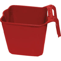 Thumbnail for Tuff Stuff Square Fence Hook Bucket 14qt Red
