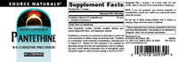 Thumbnail for Source Naturals Pantethine B-5 Coenzyme Precursor, 25 mg - 60 Lozenges