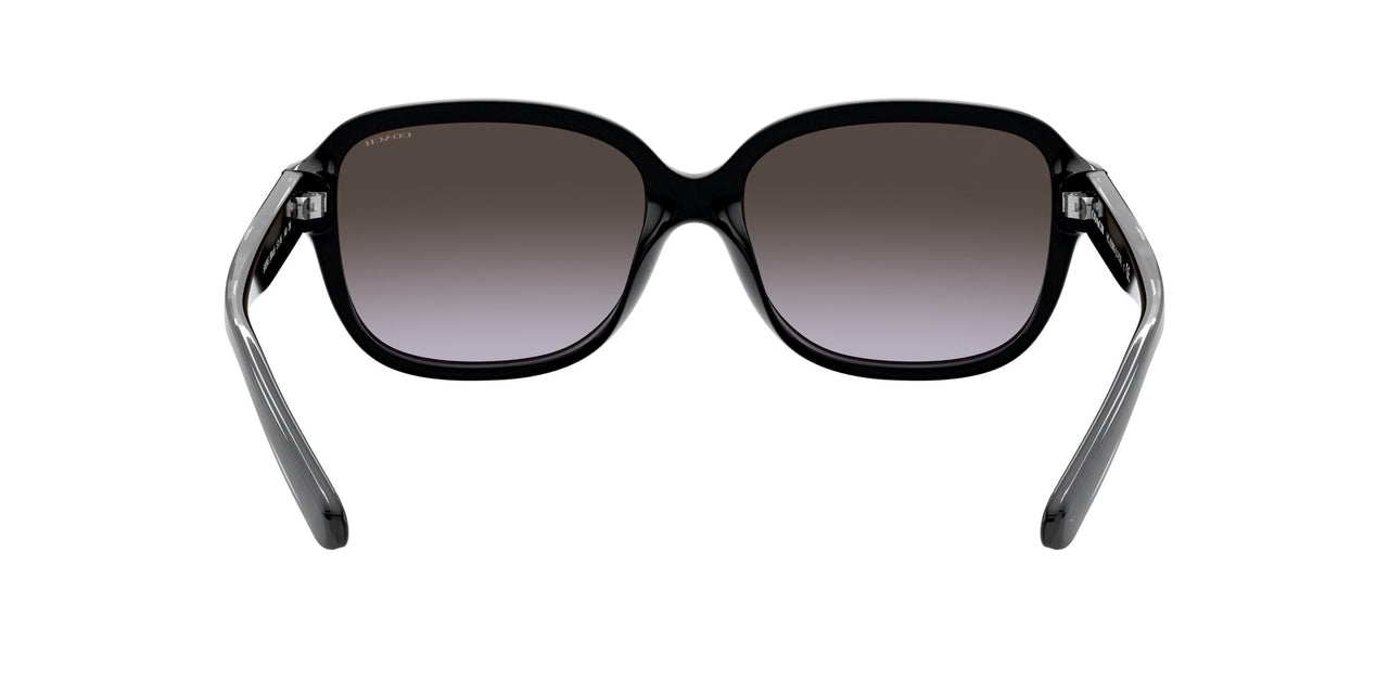 Coach Sunglasses HC 8298 U 50028G L1153 Black Dark Grey Gradient