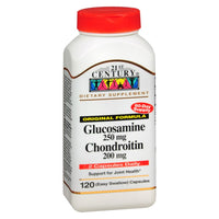 Thumbnail for 21st Century Glucosamine 250 mg and Chondroitin 200 mg Capsules, 120 Count