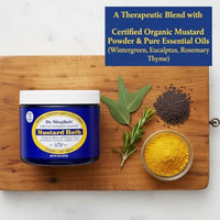 Thumbnail for Dr. Singha's Mustard Bath Salts - 8 oz Herbal Bath Soak with Essential Oils for a Relaxing and Rejuvenating Experience - Made in USA