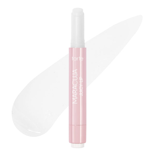 tarte maracuja juicy lip balm gloss – Viral Nourishing Lip Butter Color with High-Shine Hydration, Skincare Infused with Vitamin E, Vegan & Cruelty-Free, full size, Clear