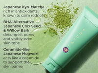Thumbnail for TATCHA The Matcha Cleanse | Daily Clarifying Gel Cleanser, Decongests Pores and Balances Oil For Primed, Shine Free Skin | 5 oz