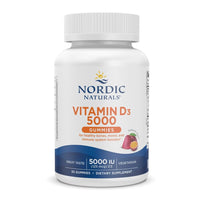 Thumbnail for Nordic Naturals Vitamin D3 5000 Gummies, Passion Fruit - 30 Gummies - Support for Healthy Bones, Mood, & Immune System - Vegetarian - Non-GMO - 30 Servings