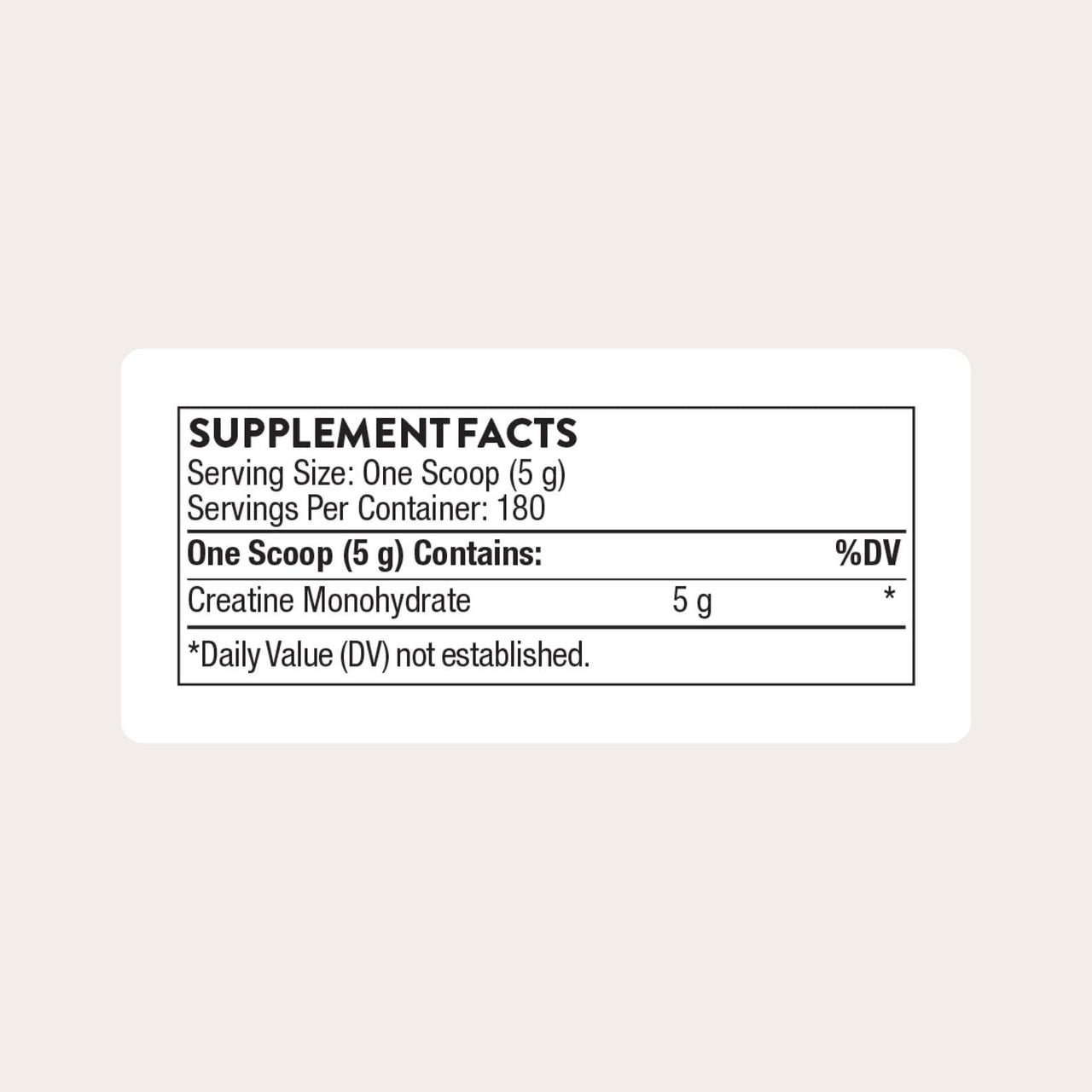 THORNE Creatine - Micronized Creatine Monohydrate Powder - Support for Muscles & Cognitive Function* - for Women & Men - Unflavored - NSF Certified for Sport - 5 g per Serving - 180 Servings