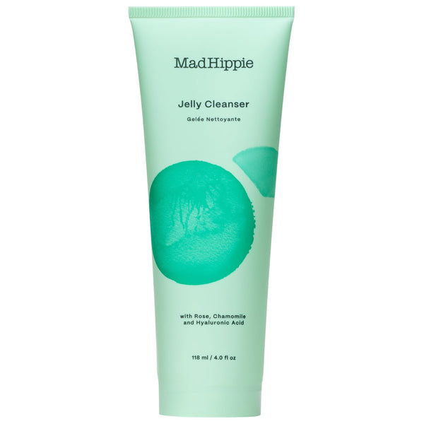 Mad Hippie Gel Cleanser - Jelly to Milky Hydrating Face Wash for Women/Men with Rose, Chamomile, and Hyaluronic Acid, 4 FL OZ