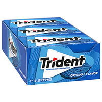 Thumbnail for Trident Flavor Sugar Free Gum Packs of 14 Pieces Total Pieces, Original, 168 Count, (Pack of 12)