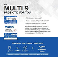 Thumbnail for Kyolic Kyo-Dophilus Multi 9 Probiotic, Strong Gut Health Balance and Support*, 180 Capsules