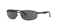 Thumbnail for Ray-Ban Man Sunglasses Black Frame, Crystal Green Lenses, 61MM