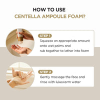 Thumbnail for SKIN1004 Madagascar Centella Ampoule Foam 4.22 fl.oz, 125ml, Low pH Foam Cleanser, Natural Soda Powder Coconut Surfactant and EWG Green Grade