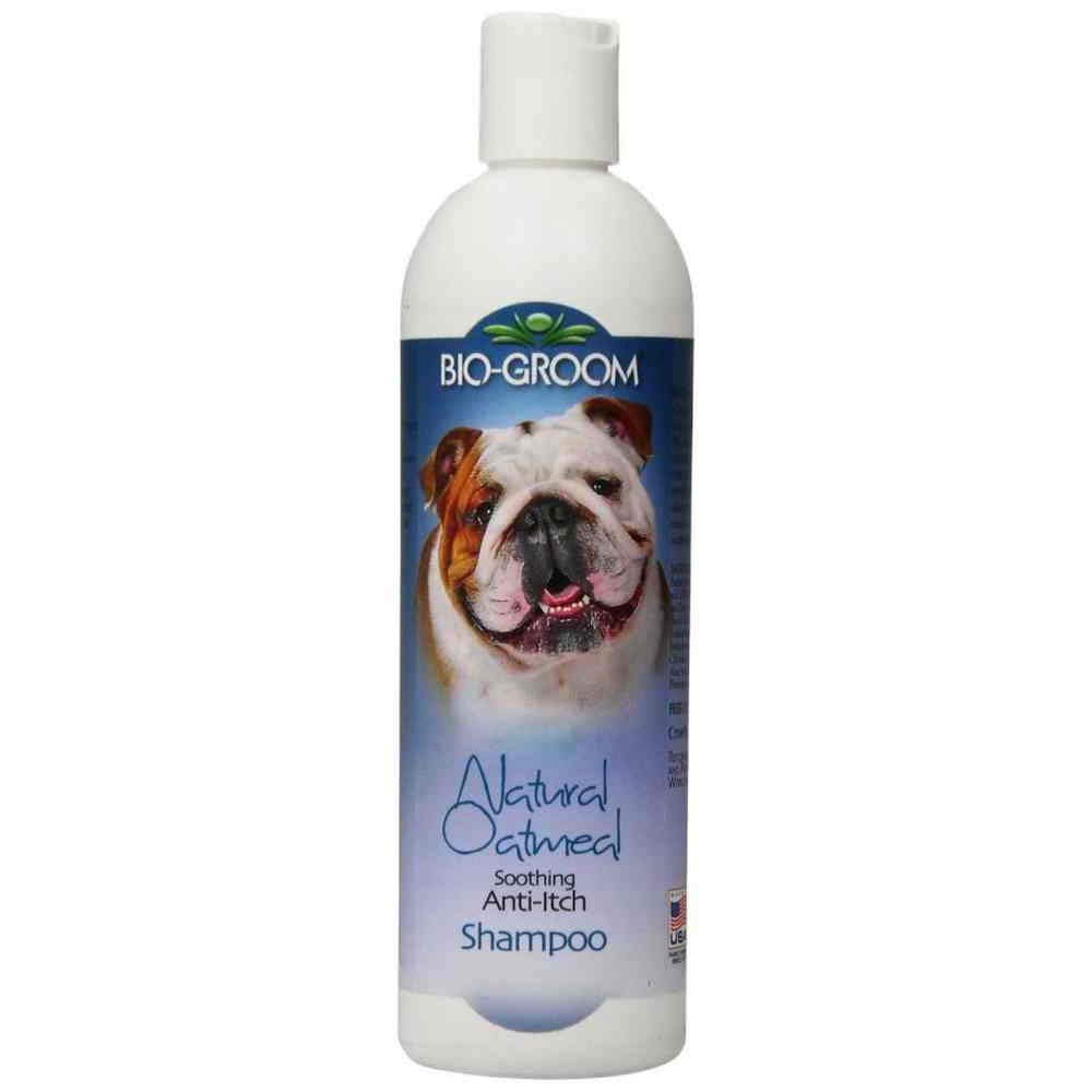 Bio-Groom Oatmeal Dog Shampoo – for Allergies and Itching, Cruelty-Free, Dog Bathing Supplies, Puppy Shampoo for Sensitive Skin, Made in USA, Anti-Itch Dog Products – 12 fl oz 1-Pack