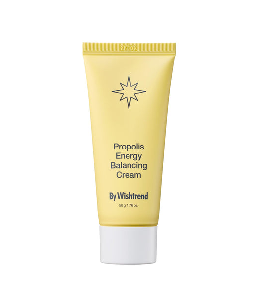 BY WISHTREND Propolis Energy Balancing Cream | 10% Propolis, Face Care for Oily Skin, Improves Skin Barrier, Rich in Antioxidant, Lightweight Texture, Probiotics Moisturizer 1.69 Fl Oz