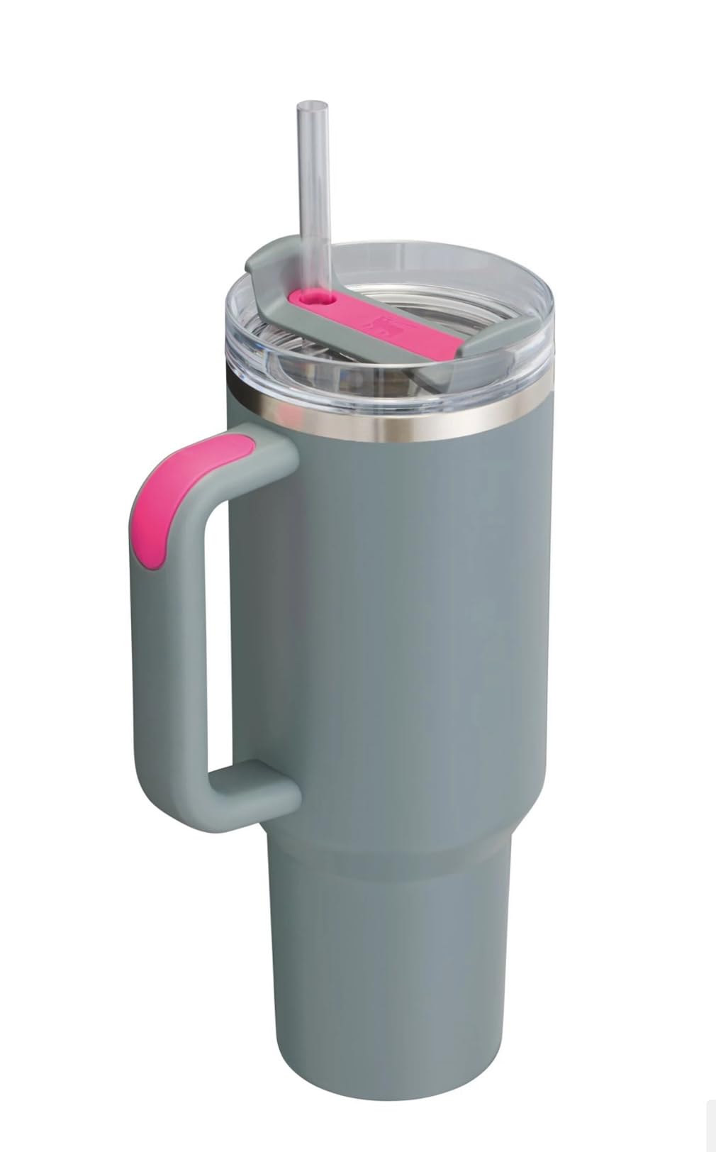 STANLEY Quencher H2.0 FlowState Stainless Steel Vacuum Insulated Tumbler with Lid and Straw for Water, Iced Tea or Coffee (Grey Rock, 30 oz)