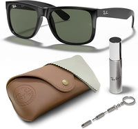 Thumbnail for Ray-Ban RB4165F JUSTIN CLASSIC LOW BRIDGE FIT Square Shape Sunglasses with Official Eyewear Kit