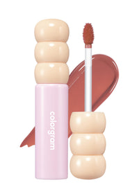 Thumbnail for COLORGRAM Fruity Glass Tint 05 Soft Persimmon | Korean Long Lasting & Waterproof Lip Stain | Glossy Dewy Lip Gloss, Highly Pigmented Subtle Coral Beige Shade with Glowing effect 0.11 Oz.