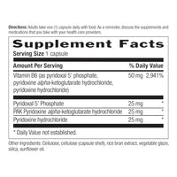 Thumbnail for Country Life Coenzyme Active B-6, 50mg Vitamin B6-30 Vegetarian Capsules - Supports Energy, Nervous & Immune Systems - 25mg P-5-P Vitamin B6 - Certified Gluten Free, Vegan - No Artificial Additives