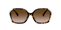 Thumbnail for Coach HC8280U Universal Fit Sunglasses, Dark Tortoise/Brown Gradient, 57 mm