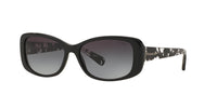 Thumbnail for Coach HC8168 Sunglasses, Black/Grey Gradient, 56 mm
