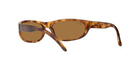 Thumbnail for Ray-Ban Men's RB4033 Predator Rectangular Sunglasses, Havana/Polarized Brown, 60 mm
