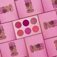 Thumbnail for Juvia's Place Palette The Sweet Pinks - Deep Fuchsia, Soft & Sweet Pink, Shades of 6, Pressed Pigments Palette, Professional Makeup, Pigmented Pan Palette, Makeup Palette for Color & Shine