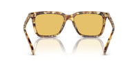 Thumbnail for COACH HC8385U Universal Fit Sunglasses, Honey Tortoise/Amber Solid, 54 mm