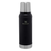 Thumbnail for Stanley Classic Legendary Vacuum Bottle 1.0 qt | Wide Mouth with Leakproof Cup Lid | Keep Drinks Hot or Cold | Packable for Travel | Insulated Stainless Steel Thermos | BPA-Free | Matte Black