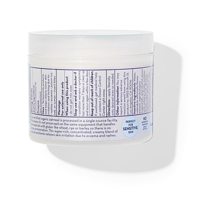 California Baby Eczema Cream | Steroid-Free Eczema Treatment | Colloidal Oatmeal + Aloe Vera | Soothing Eczema Lotion For Kids + Adults | 57 g / 2 oz.