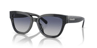 Thumbnail for Coach Sunglasses HC 8379 U 57654L Cl920 Sapphire Pearl Signature