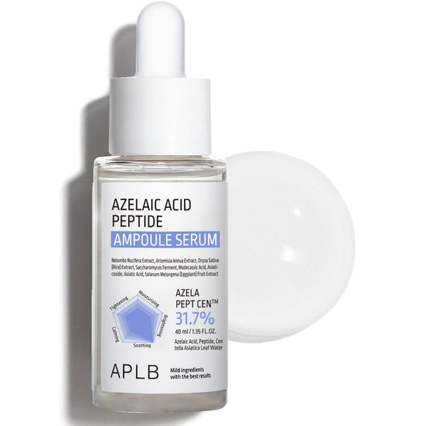 APLB Azelaic Acid Peptide Ampoule Serum | AZELA PEPT CEN™ 31.7% 1.35 FL.OZ/Korean Skincare, Acne care, Improve skin elasticity, Sensitive skin, Revitalize for gentle and improve skin texture