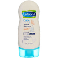 Thumbnail for Cetaphil Baby - Wash & Shampoo - with Organic Calendula - Net Wt. 7.8 FL OZ (230 mL) Per Bottle - Pack of 2 Bottles (Packaging/Designs Vary)