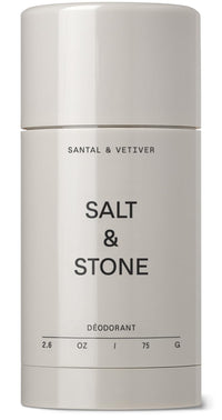 Thumbnail for Salt & Stone Aluminum Free Deodorant | Extra Strength 48 Hour Protection for Women & Men | Made with Seaweed Extracts, Niacinamide & Prebiotics | Santal & Vetiver