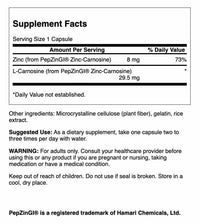 Thumbnail for Swanson Zinc Carnosine (PepZin GI) - Natural Supplement Promoting Gastric Health & Digestive Support - Supports Microbial Balance in the Stomach - (60 Capsules) 3 Pack