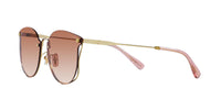 Thumbnail for Coach Sunglasses HC 7151 D 900513 Ch573 Shiny Light Gold Brown P