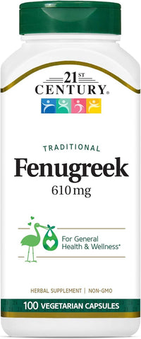 Thumbnail for 21st Century Fenugreek 610 Mg, 100 Count