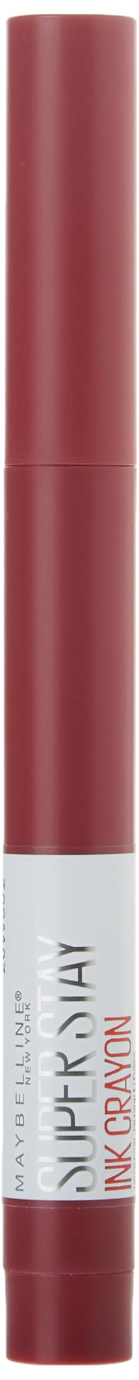 Thumbnail for Maybelline Super Stay Ink Crayon Lipstick Makeup, Precision Tip Matte Lip Crayon with Built-in Sharpener, Longwear Up To 8Hrs, Accept A Dare, Wine Pink, 1 Count