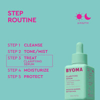 Thumbnail for BYOMA Clarifying Serum - Barrier Repair Serum - Clarifying Facial Serum for Acne Prone Skin - Calming Face Serum with Ceramides, Blue Tansy, PHA & Zinc - Balanced & Healthy Skin - 1.01 fl. oz