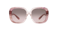 Thumbnail for Coach HC8323U Universal Fit Sunglasses, Transparent Pink Ombre/Brown Pink Gradient, 56 mm