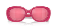 Thumbnail for COACH Sunglasses HC 8391 U 58069L Cr609 Milky Magenta Pink Flash