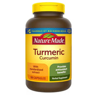 Thumbnail for Nature Made Turmeric Curcumin 500 milligram. Capsules (Antioxidant) Value Size 180 Ct