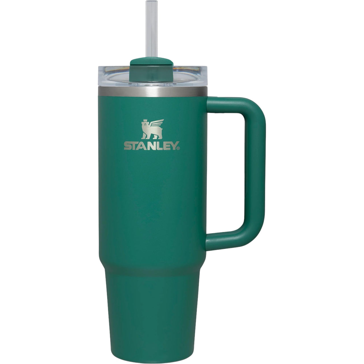 STANLEY Quencher H2.0 FlowState Stainless Steel Vacuum Insulated Tumbler with Lid and Straw for Water, Iced Tea or Coffee (PIne, 40 oz)