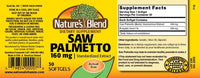 Thumbnail for Saw Palmetto 160 mg 30 Sgels