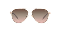 Thumbnail for Coach HC7128 Sunglasses, Shiny Rose Gold/Brown Pink Gradient, 58 mm