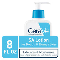 Thumbnail for CeraVe SA Lotion for Rough & Bumpy Skin, Vitamin D, Hyaluronic Acid, Lactic Acid & Salicylic Acid Lotion, Fragrance Free & Allergy Tested, 8 Ounce