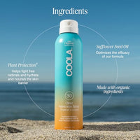 Thumbnail for COOLA Organic Sunscreen SPF 30 Sunblock Spray, Dermatologist Tested Skin Care for Daily Protection, Vegan and Gluten Free, Tropical Coconut, 6 Fl Oz