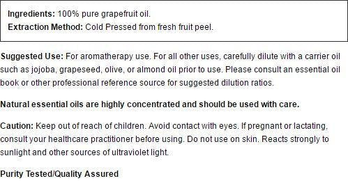 Now Foods Grapefruit Oil, 1 Oz
