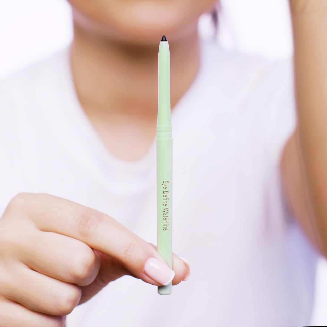 Pixi Beauty Eye Define Waterline | Ultra-Fine Waterproof Eyeliner Pencil for Inner & Upper Lash Line | Smudge-Proof, Transfer Resistant & Long-Wearing | Tightline Black | 0.012 oz/0.35g