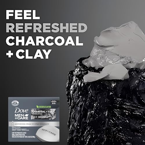 Image 5 of Dove Men + Care Bar Soap Charcoal Clay, 12 Count, 3.75 oz. Each