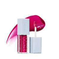 Thumbnail for Kosas Wet Lip Oil Gloss - Hydrating Lip Plumping Treatment with Hyaluronic Acid & Peptides, Non-Sticky Finish (Fruitjuice)