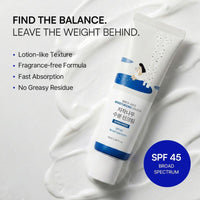 Thumbnail for ROUND LAB Birch Juice Moisturizing UV LOCK SPF 45, 1.69 Fl Oz, Hydrating Lotion-like Lightweight Glow Sunscreen for Sensitive Skin, No White Cast, Fragrance-Free, Protector Solar, Korean Sunscreen