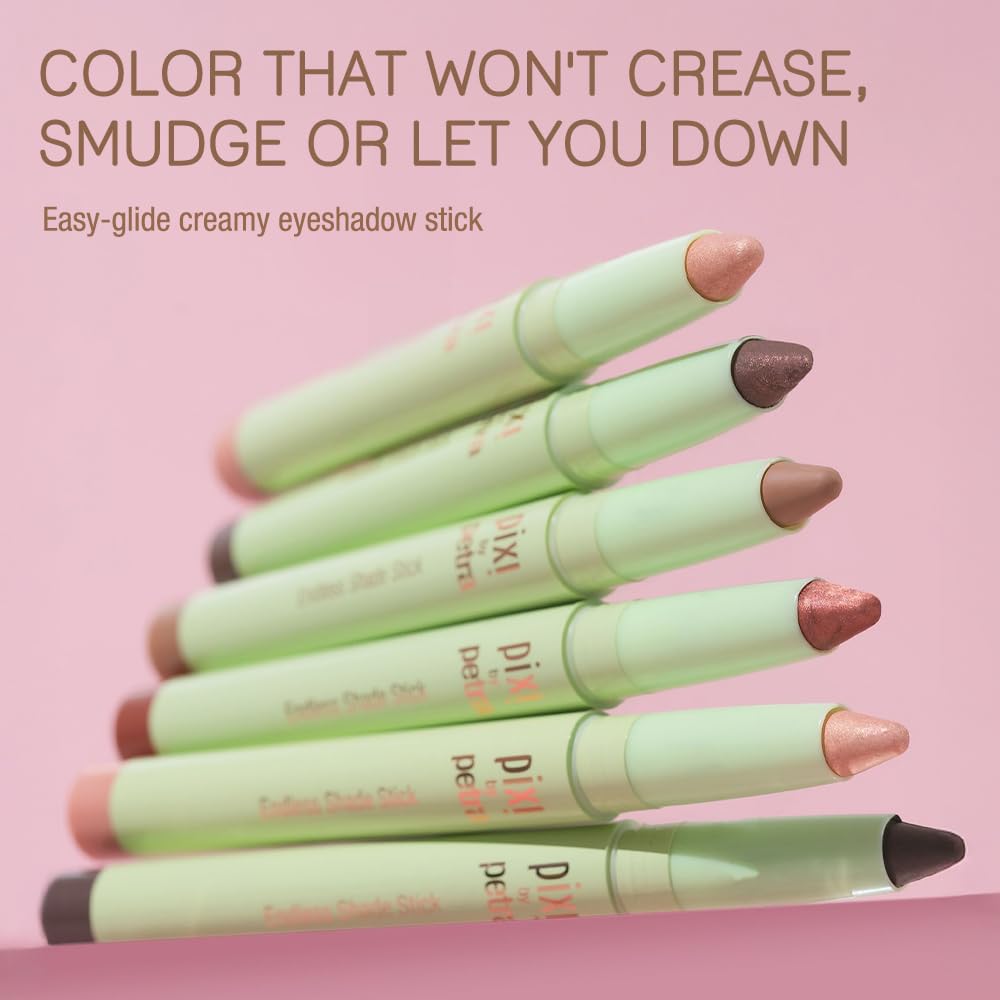 Pixi Beauty Endless Shade Stick | MatteCocoa | Long-Wear Creamy Eyeshadow Stick | Crease-Resistant, Easy-Glide & Blendable Color for Shadow or Liner | Matte & Shimmer Finishes | 0.05oz/1.5g